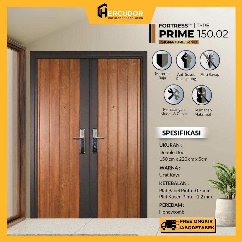 FORTRESS PRIME DD - Pintu Utama Baja Premium Fortress - PRIME Double 150