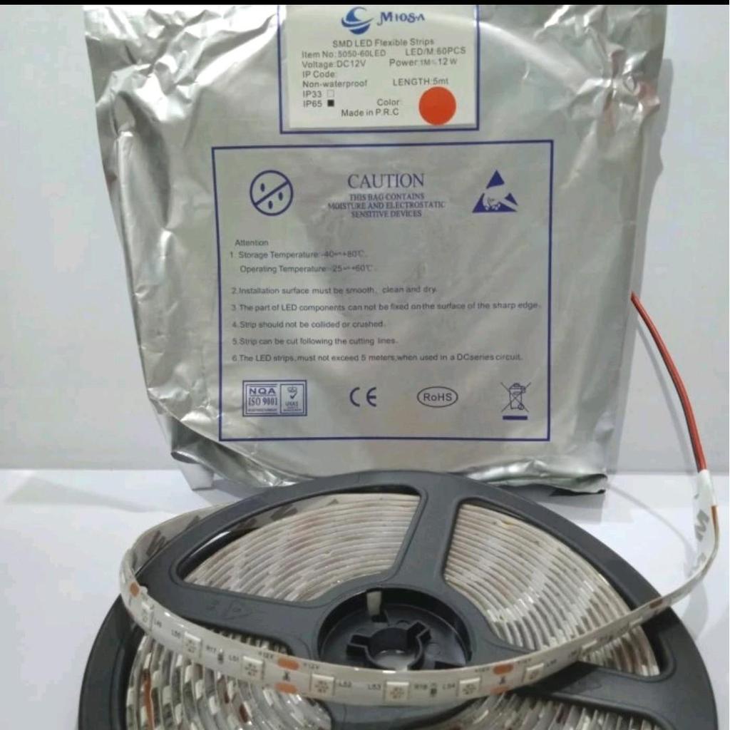 Led Strip Besar 5050 DC 12V Panjang 5M