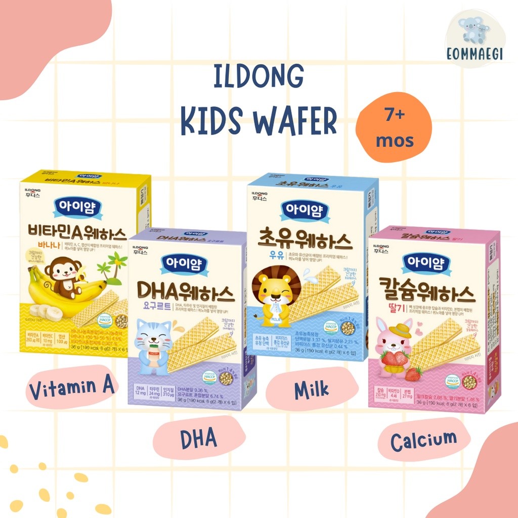 (Tan-Tan) Ildong Kids Wafer / Snack Bayi / Snack Anak / Cemilan Anak