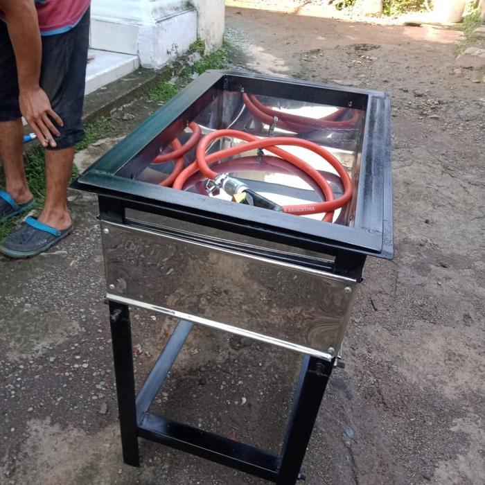 wajan penggorengan gas donat mini ukuran 30x50