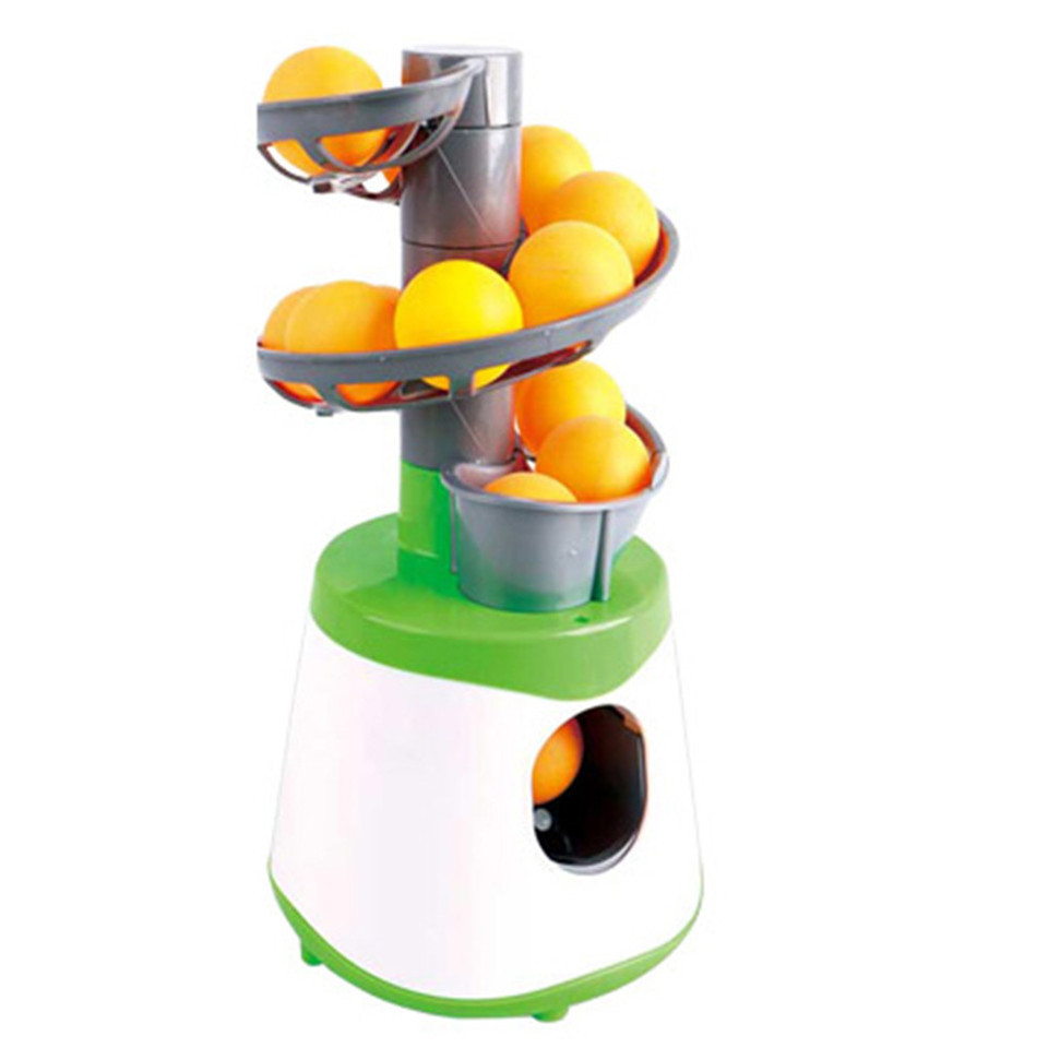 High Quality Portable Table Tennis Ball Pitcher Dual Power Supply Version Ping Pong Ball Robot Pitch