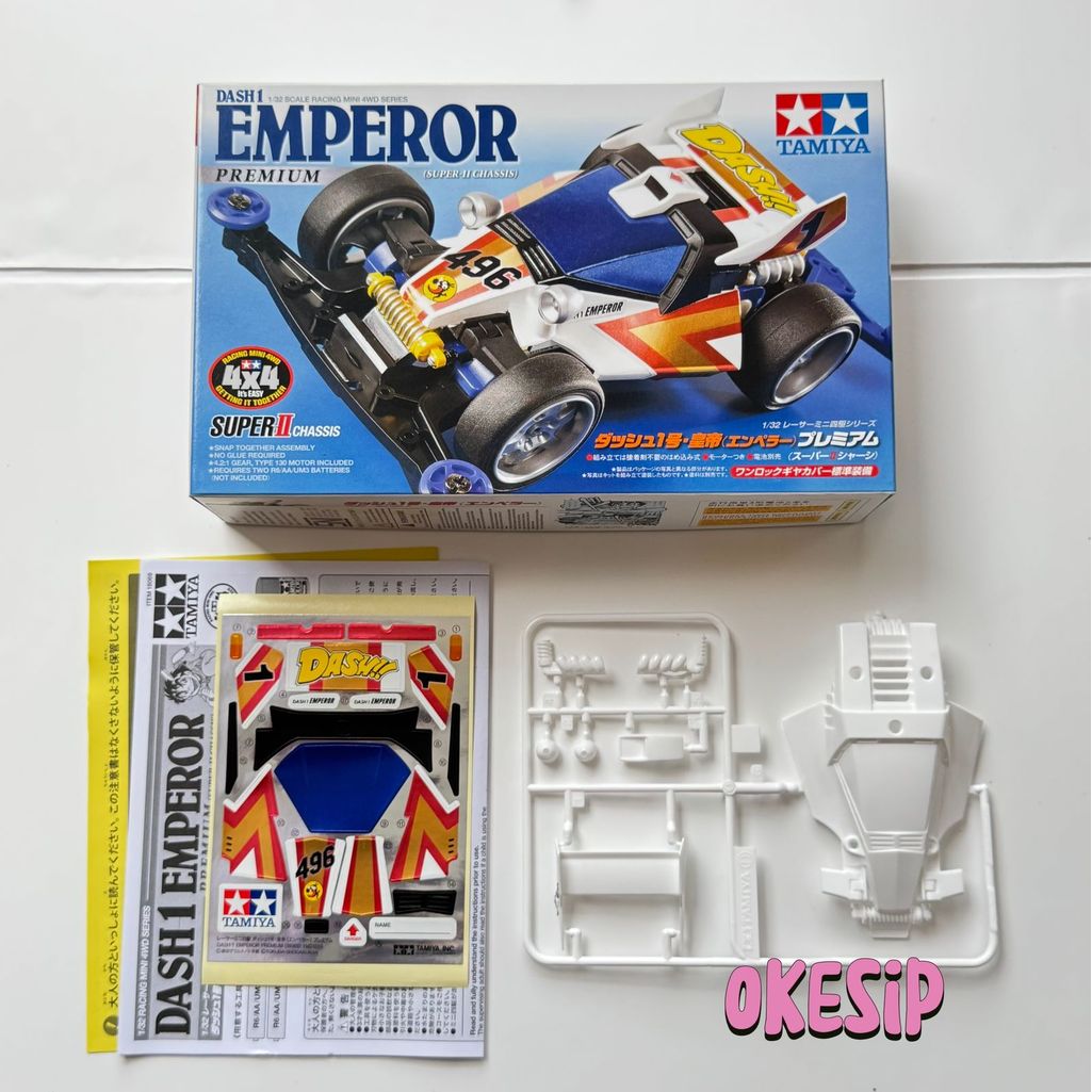 Original Tamiya Body + Decal Dash 1 Emperor