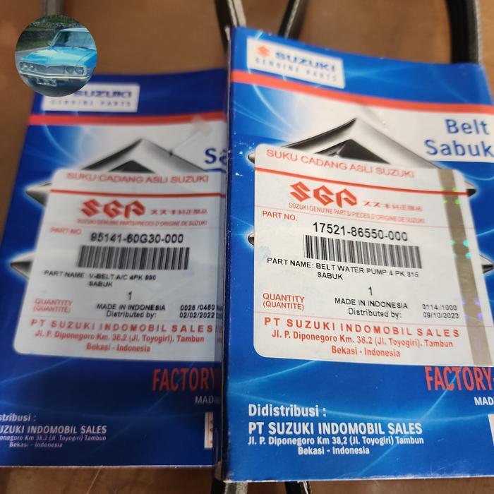 Fan belt Fanbelt Suzuki Baleno ORIGINAL Set TERLARIS