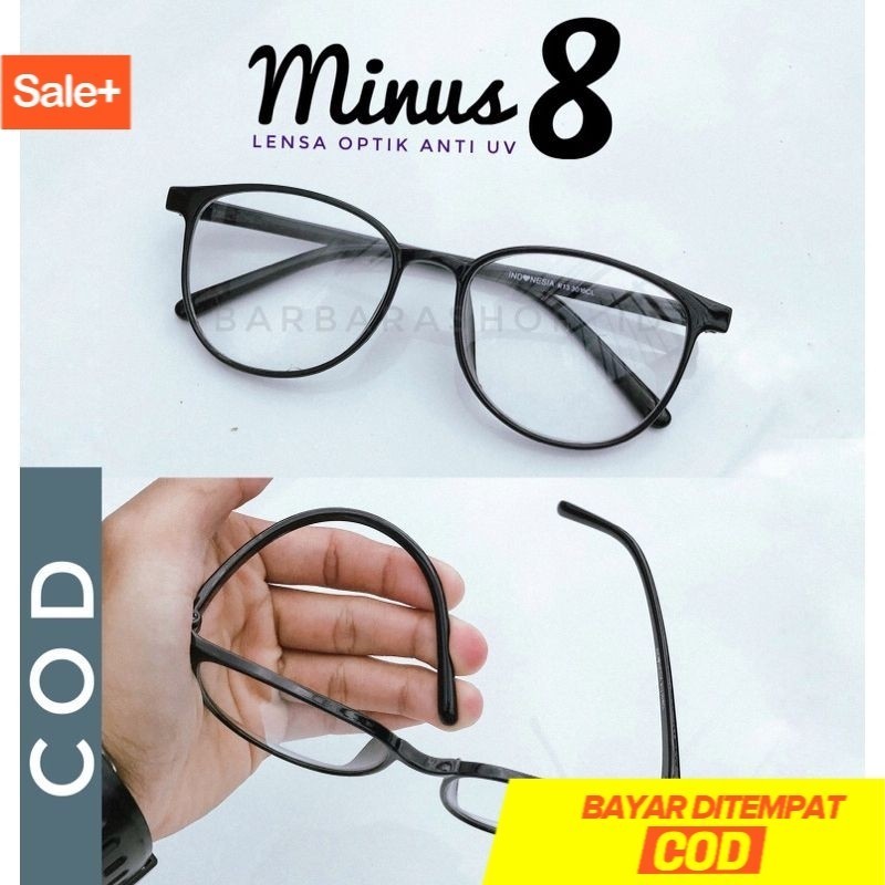 KACAMATA MINUS 8,-7,-6,-5,-4,-3,-2 -1, MINUS SLINDER RABUN JAUH  TINGGI SESUAI RESEP KACAMATA MINUS 