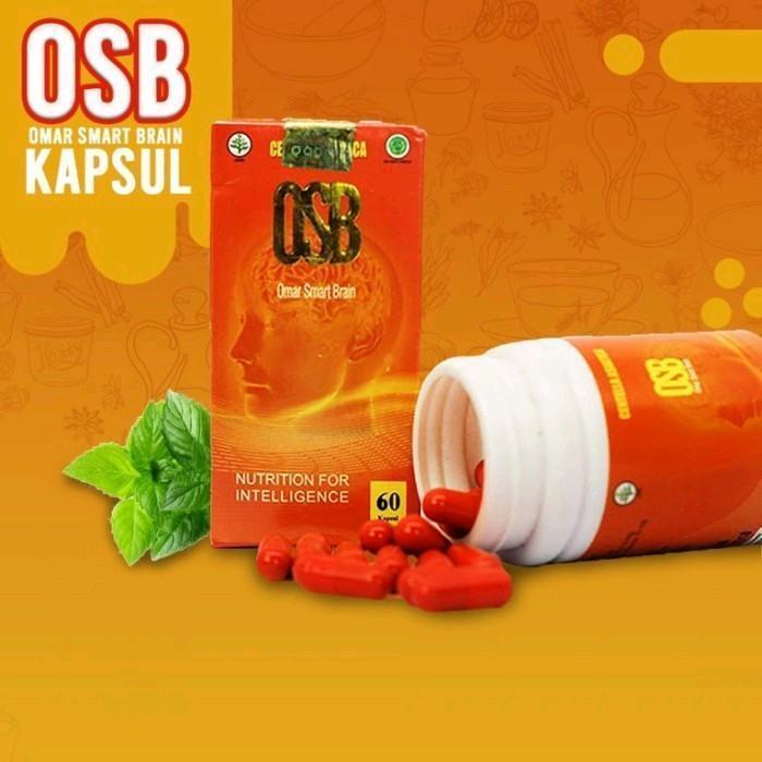 OSB Vitamin Otak Anak Omar Smart Brain Original Obat Herbal Suplemen 60 Kapsul speech dela,Mencerdas