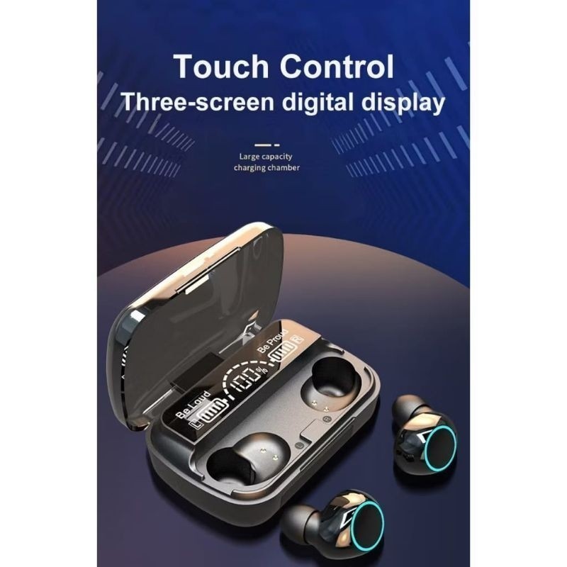 Promo Premium Tws M30 Bluetooth Earphone TWS M30 Digital Indikator LED + Powerbank Bluetooth V5.1 Tw