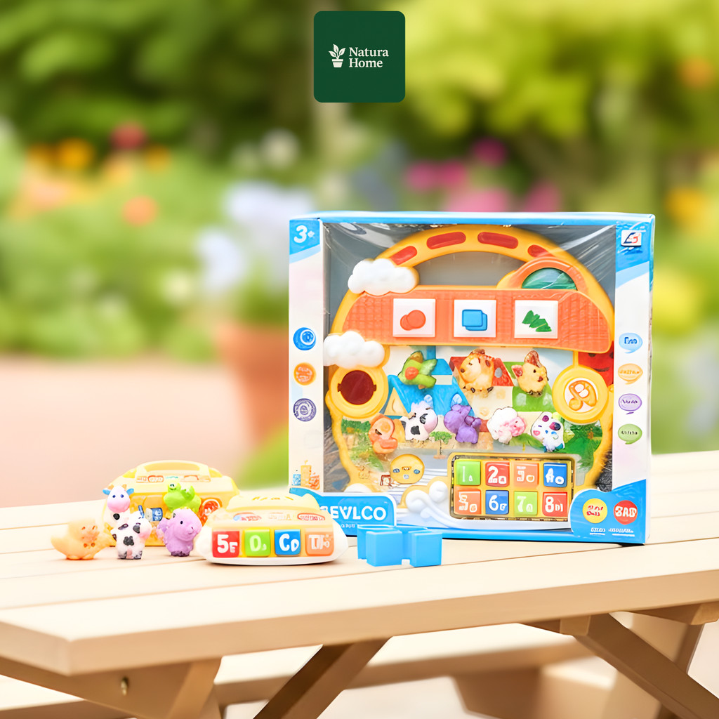 NATURAHOMEE Mainan Anak Yofi Toys: Organ Elektronik dengan Desain Hewan (CY-6091B)