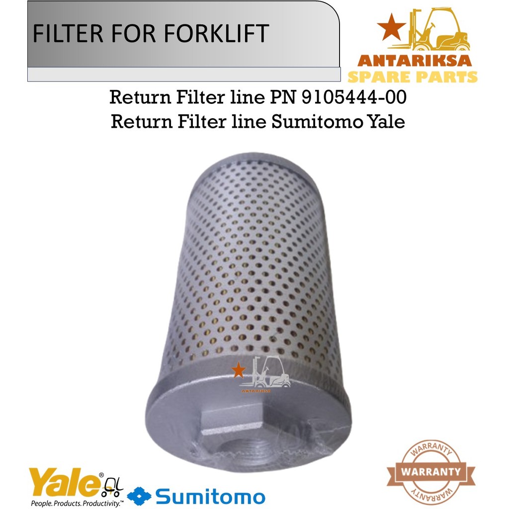 Hydraulic filter forklift Sumitomo-Yale pn 9105444-00
