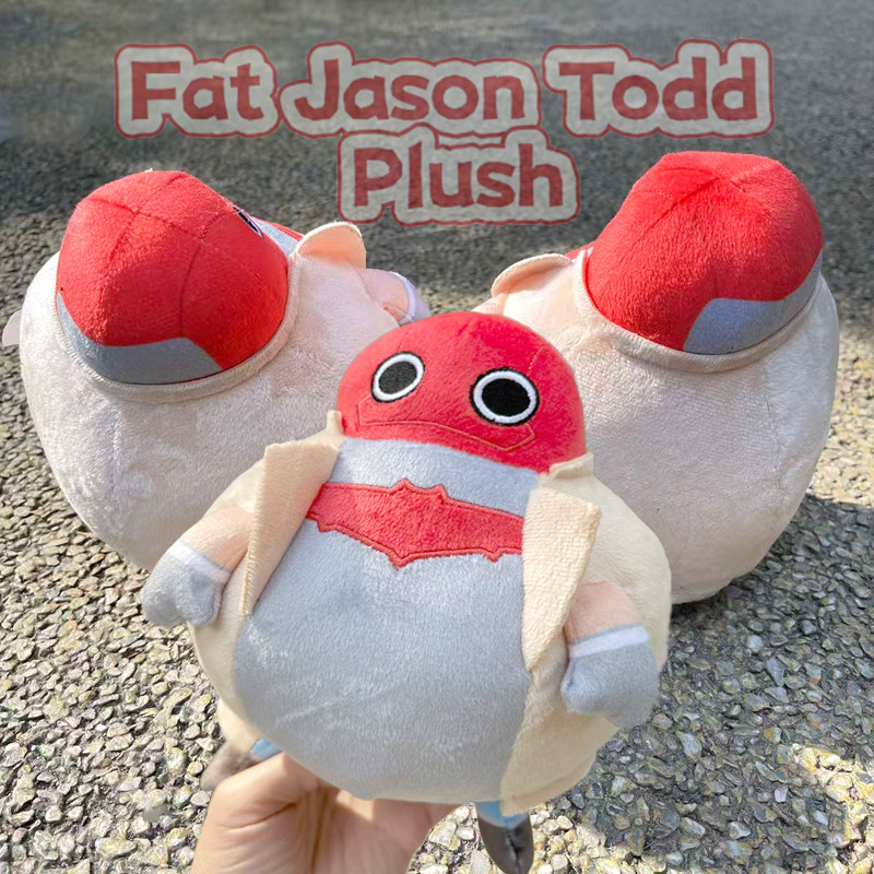 Cute Jason Todd Plush Toys Fat Jason Todd Keychain Doll Plushie Stuffed Doll Soft Peluche Toy Christ
