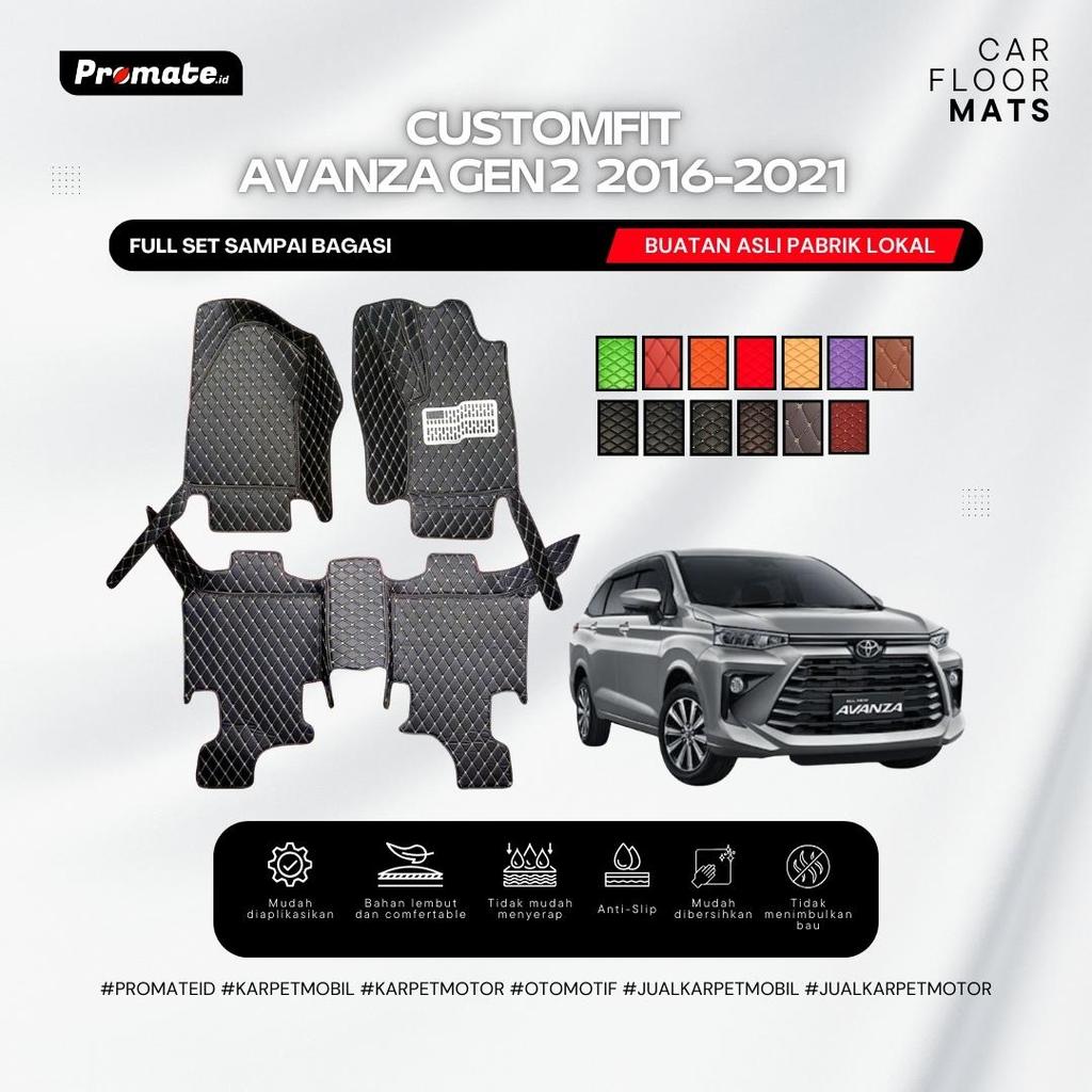 [Promate.id] Promate Aksesoris Interior Karpet 7D Mobil Toyota Avanza/Veloz Gen 2 2016-2021 - Karpet