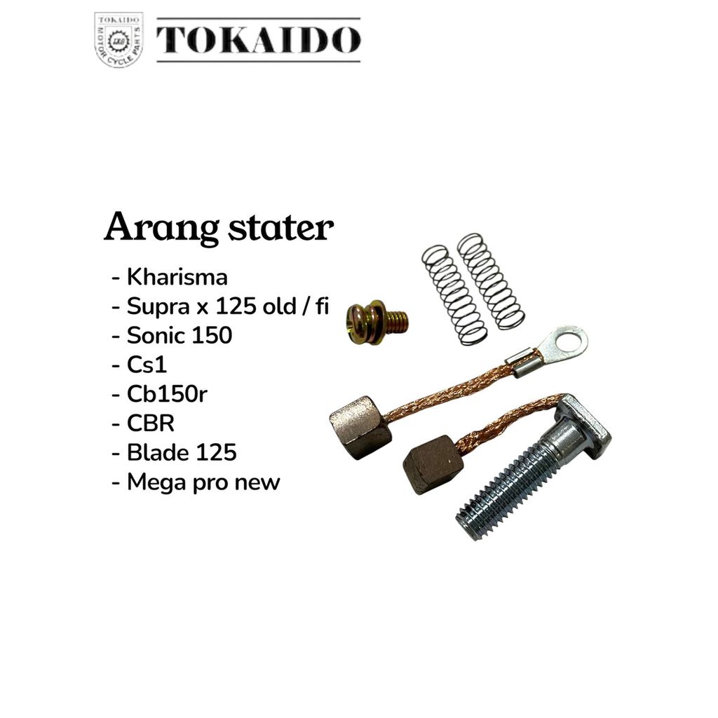 COOL STATER KARISMA arang kul dinamo stater carbon brush karisma kirana supra x 125 fi cs1 klx 150