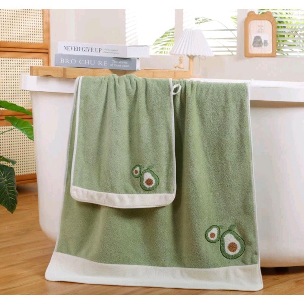 Handuk Buah Motif Lucu | Handuk Mandi Anak & Dewasa Lembut