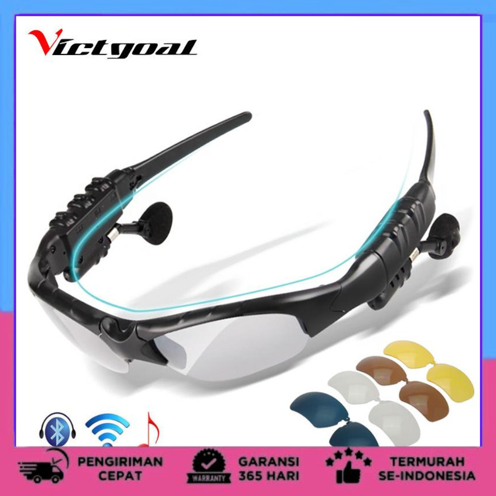 KACAMATA BLUETOOTH MP3 Kacamata Bluetooth Full Music Haeadset- Headset Kacamata Bluetooth