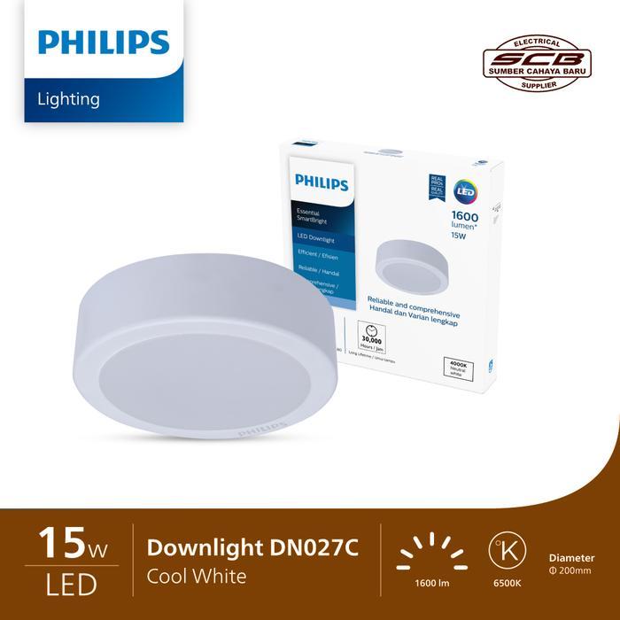 Philips LED Downlight Outbow DN027C 15Watt - Putih