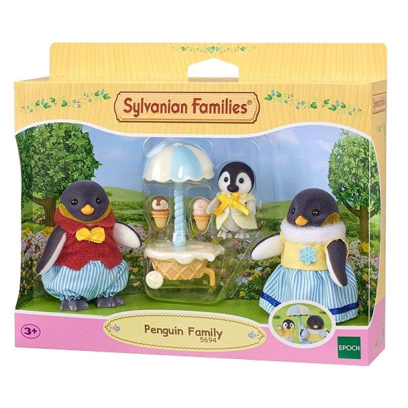 Mainan Koleksi Sylvanian Families Penguin Family