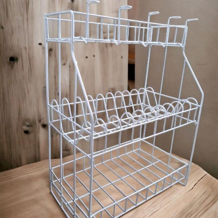 rak piring di wastafel 3 susun anti karat BEST SELLER - RPL 03