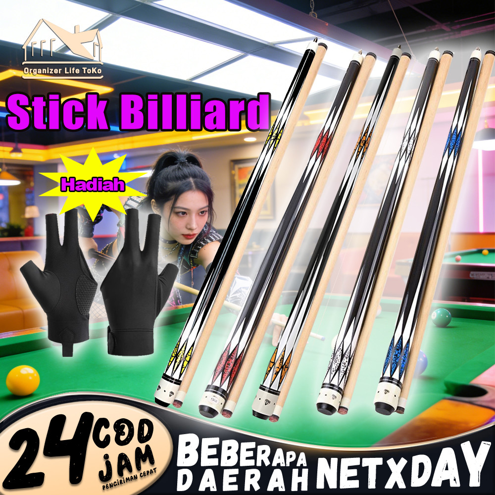 13mm Stik Billiard Diamond Stick Billiard Play Biliar Biliyar Cue Profesional Kualitas Bagus Play Cu
