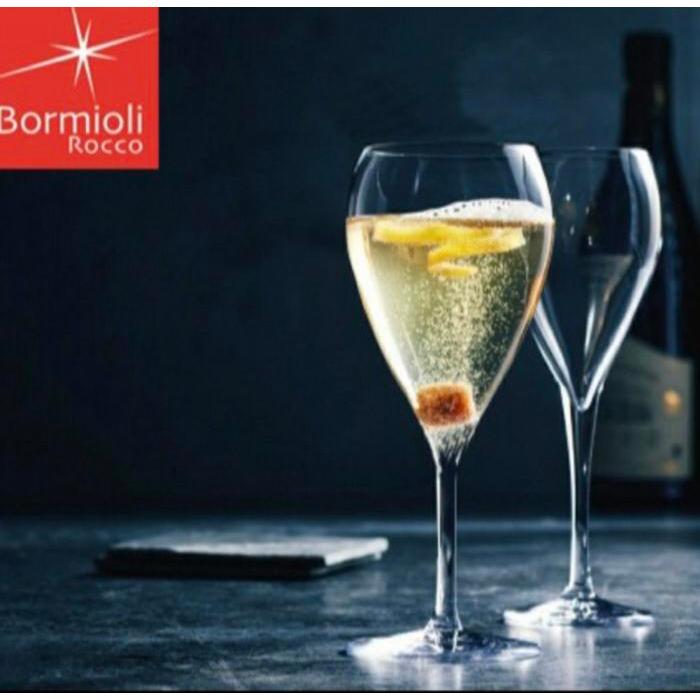Mumpung Promo  BORMIOLI ROCCO SPARKLING WINE GLASS/GELAS KAKI/GELAS KACA/GELAS WINE