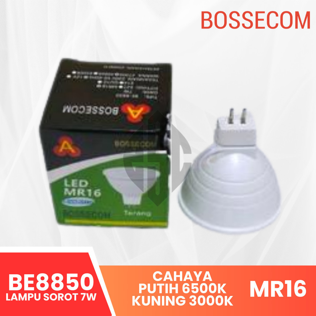 BOSSECOM BE 8850 LED MR 16 LAMPU MR16 MR 16 7W 7 W 7 WATT
