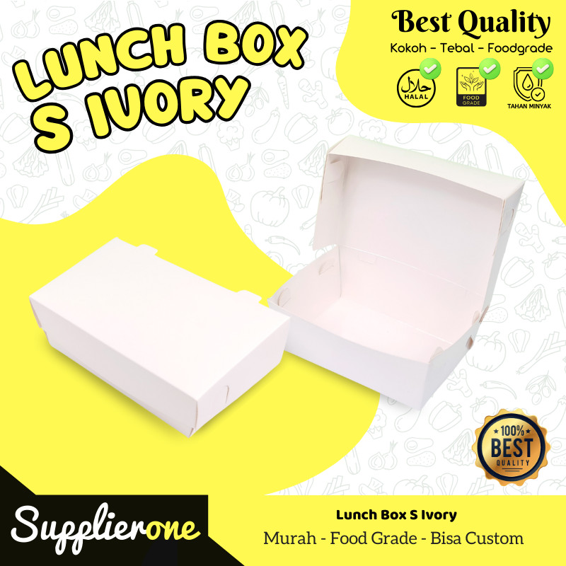 Lunch Box Ukuran S, Kemasan Ayam Geprek, Box Ayam Geprek, Dus Ayam Geprek