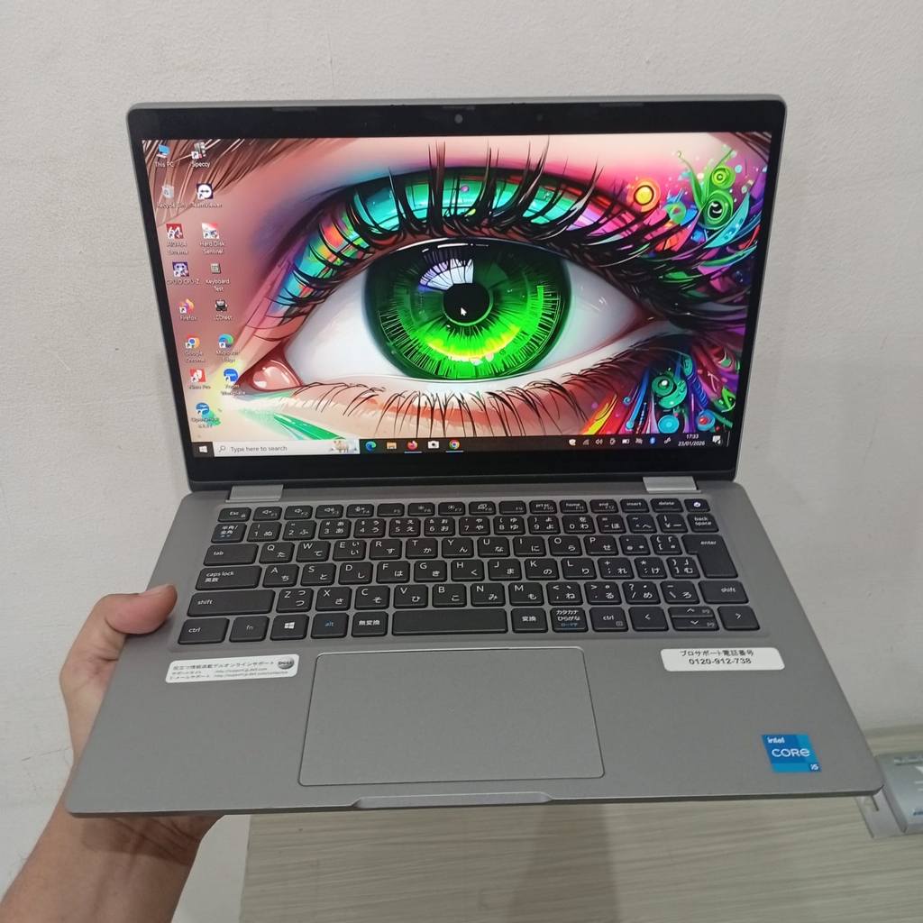 laptop  Dell 5320 flip 360 Touchscreen ram 8Gb  core i5 gen11 ssd 256