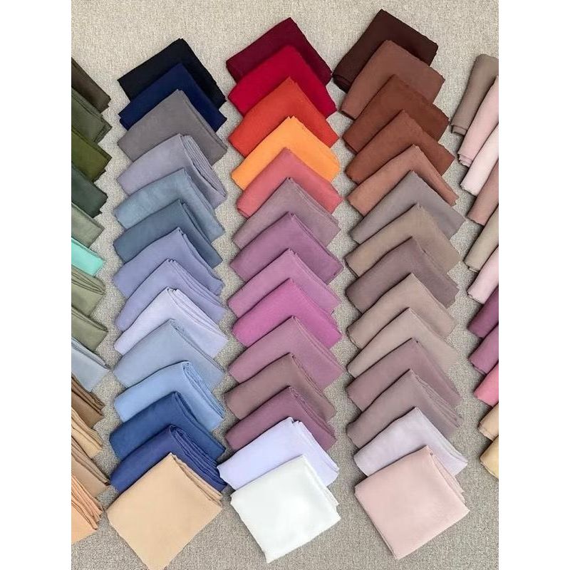 TergacorPAKET KERUDUNG SEGI EMPAT BELLA/HIJAB SEGI EMPAT BELLA SQUARE JAHIT NECI12 WARNA/JILBAB BELL