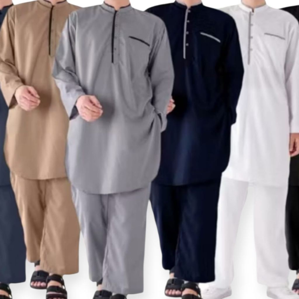 SHD_SHOP S M L XL XXL XXXL XXXXL stelan baju koko pakistan dewasa bahan katun toyobo premium adem te