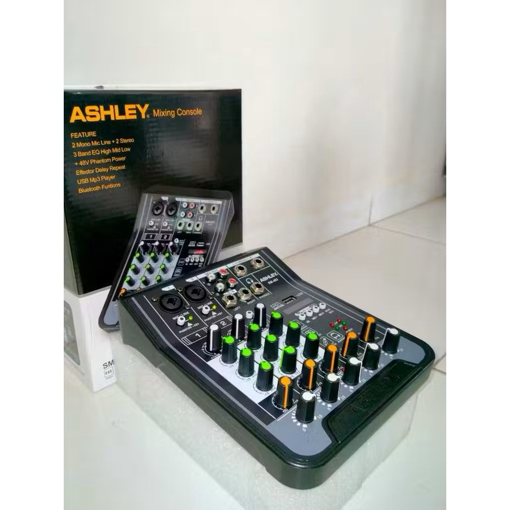 Mixer Ashley 4Chanel SM402 Original  -Mixer Audio Ashley
