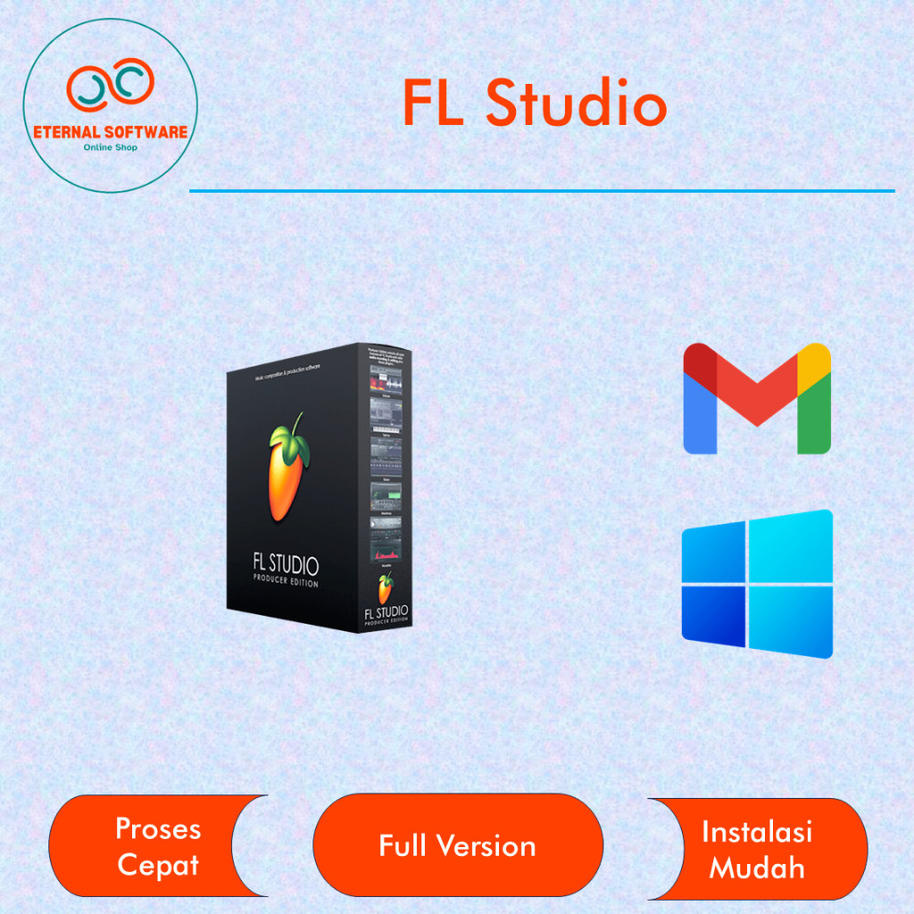 FL Studio Full Version Software Audio Processing Full Lisensi Lifetime