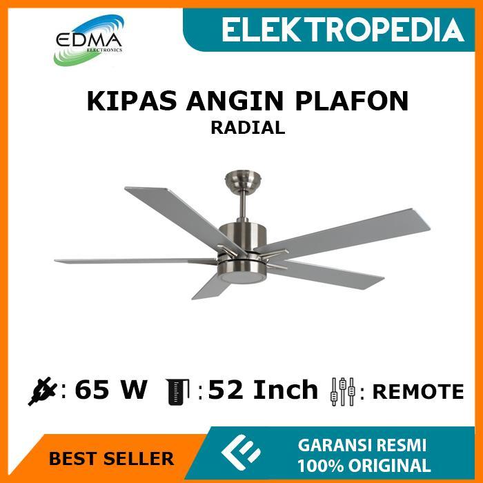 MT EDMA - EDMA Kipas Angin Lampu Decorative 52in Radial BCH