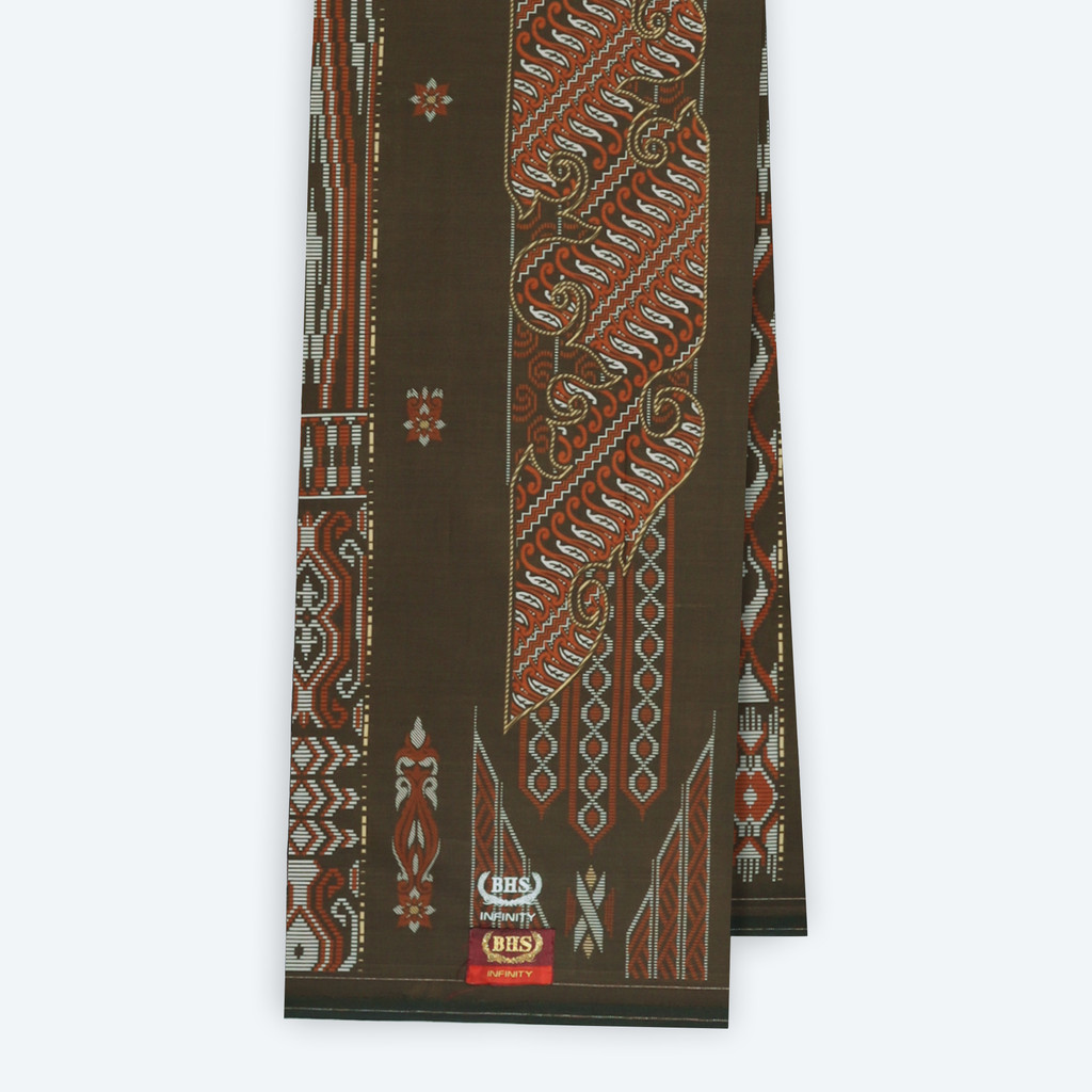 Sarung BHS 100% Original Asli | Sarung BHS Infinity Gold Motif V32 SNB SJ Olive