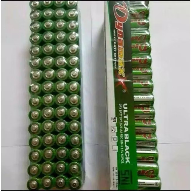 CCS, (60pcs) Baterai SNI Dynamax Hijau AA / AAA Perpack