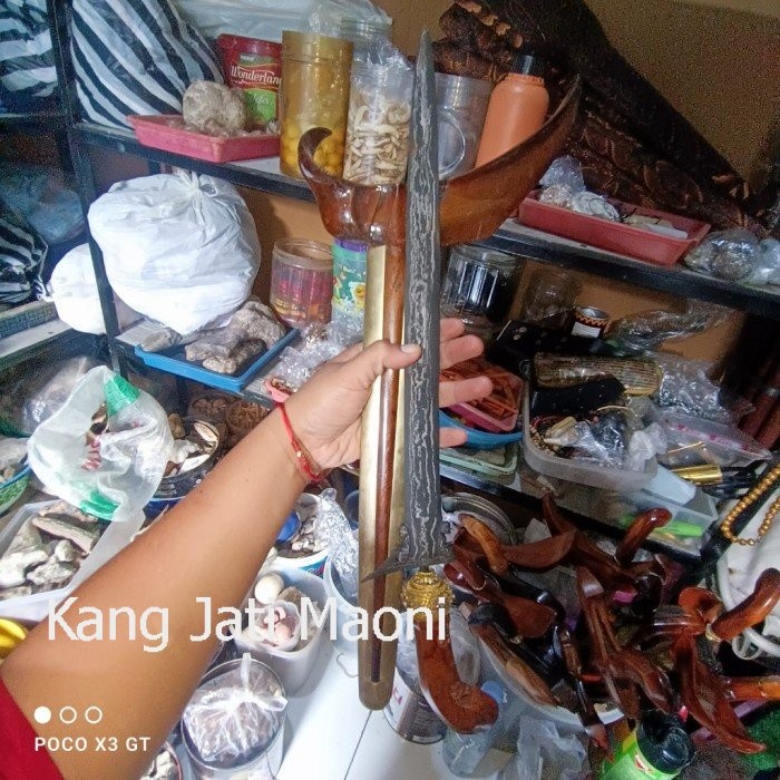 keris sempanner pamor singkir warangka istimewa ladrang iras Asli Paling Mewah DFG654