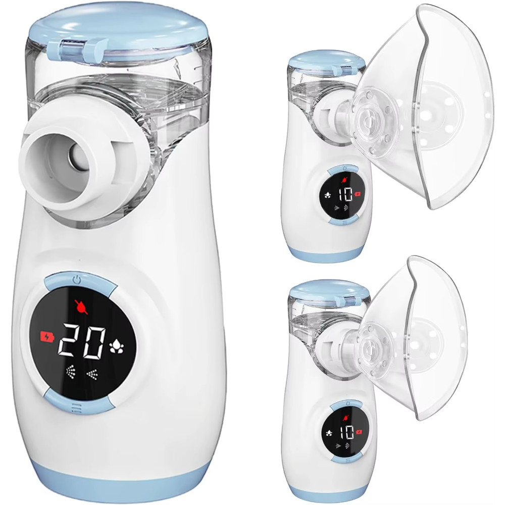 Alat Uap Terapi Pernapasan Sesak Napas Inhalasi Nebulizer Portable Mesh Inhaler Asma Sesak Napas Dew