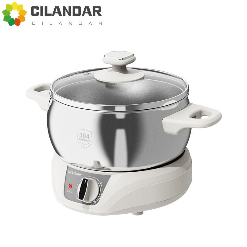 2026 2L Split Electric Hotpot, Electric Cooking Pot, Hotpot Utensils, Electric Cooker, Student Dormi