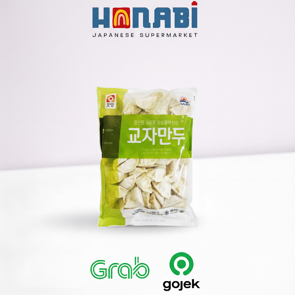 Sajo Gyoza Mandu 1.3kg - Dumpling Goreng & Panggang Korea Isi Daging Babi Made In Korea
