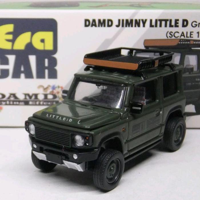 ERA CAR DAMD JIMNY LITTLE D GREEN DIECAST SKALA 64