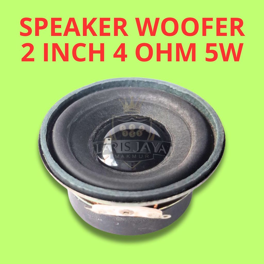 Speaker Woofer 2 Inch Polos 4 Ohm Untuk Sistem Audio Kecil