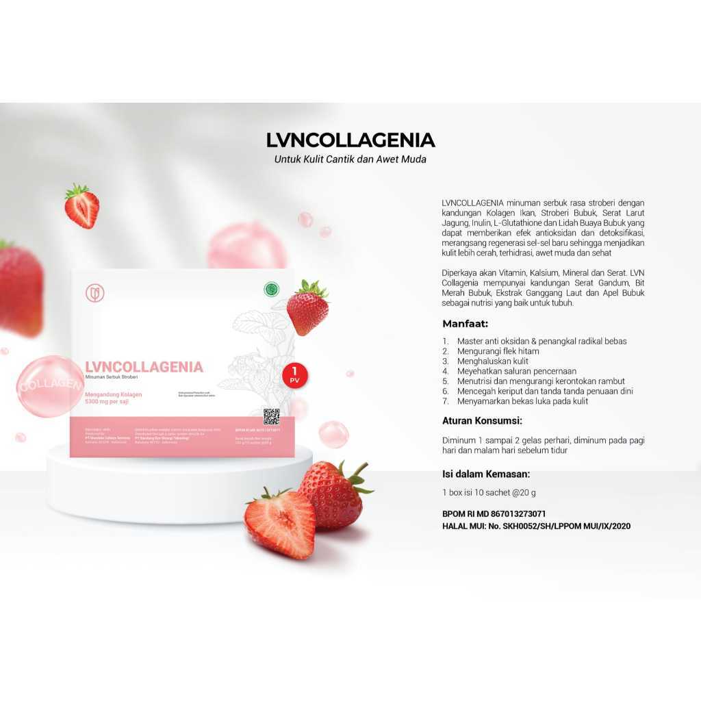 LVN Collagenia Original | Collagen Premium Bantu Kulit Cerah & Awet Muda | Beli Sekarang