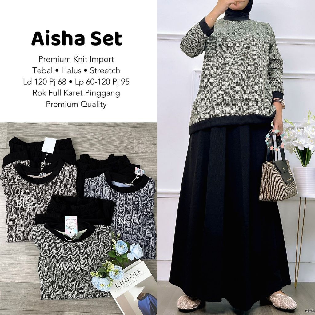 3001   AISHA SET by mA FASHION