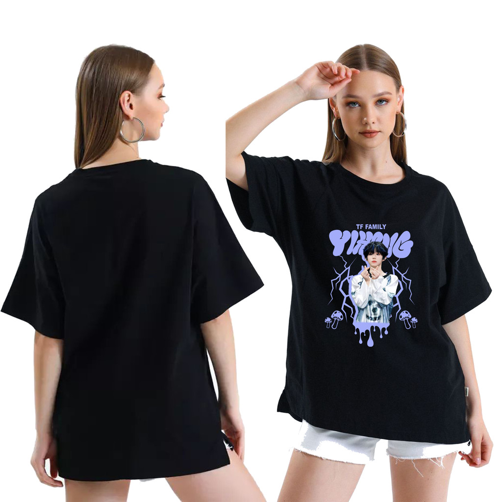 Kaos TF FAMILY V9 CHEN YIHENG,CHEN JUNMING,WANG LU JIE| Desain DTF untuk Pria & Wanita Tc Cotton 30s