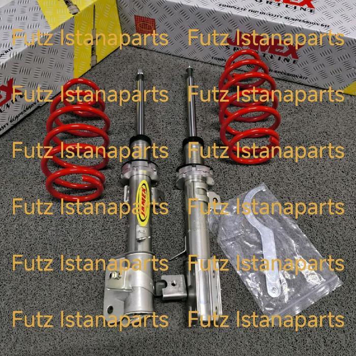 Coilover Shock Breaker Jamex Adjustable Suzuki New Swift Th 2012 - 2017 Depan Original