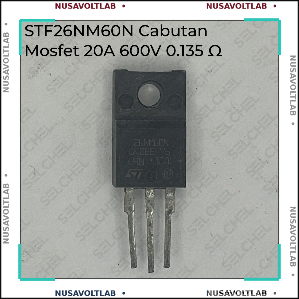 STF26NM60N 26N60 cabutan original 600V 20A 135mohm