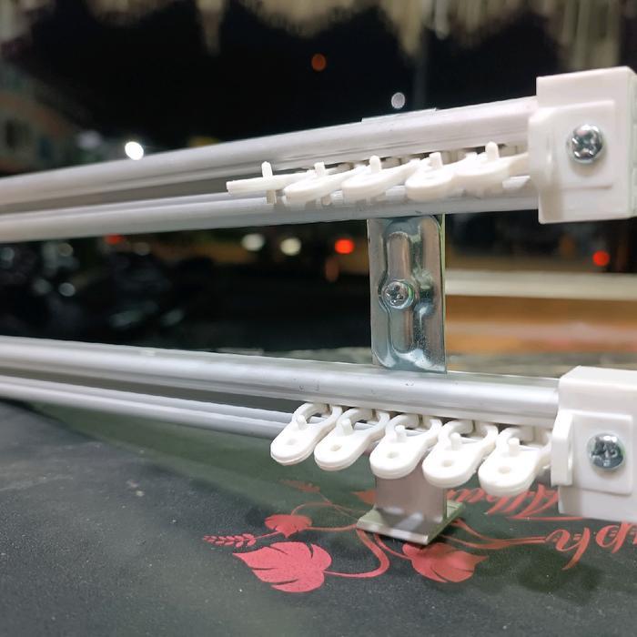 (Paket) Doue Fullset Batang Gorden Oval Alkan / Sepasang Batang Gorden Oval Alkan / Tiang Batang Gor