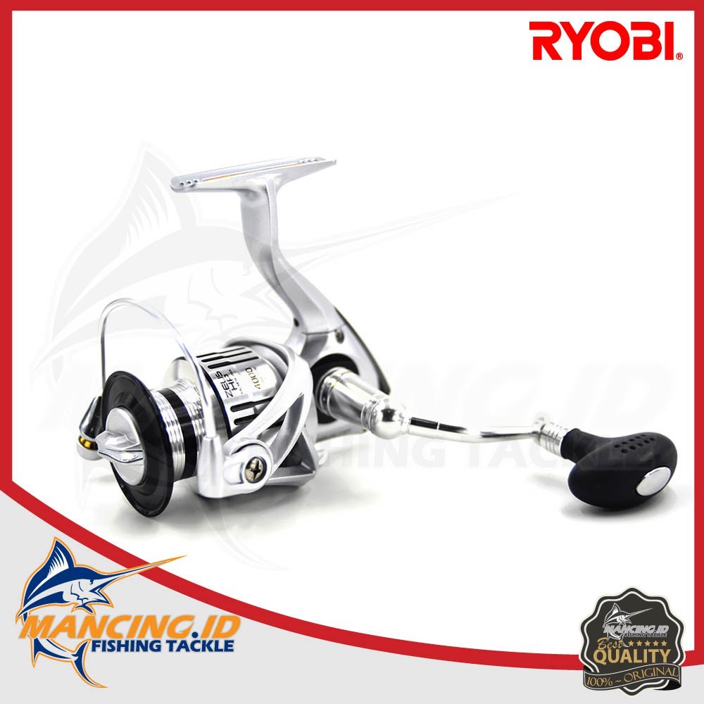 Ryobi Zeus HP 1000-8000 Full Metal Spool Fishing Reel Power Handle Perlengkapan Peralatan Alat Manci