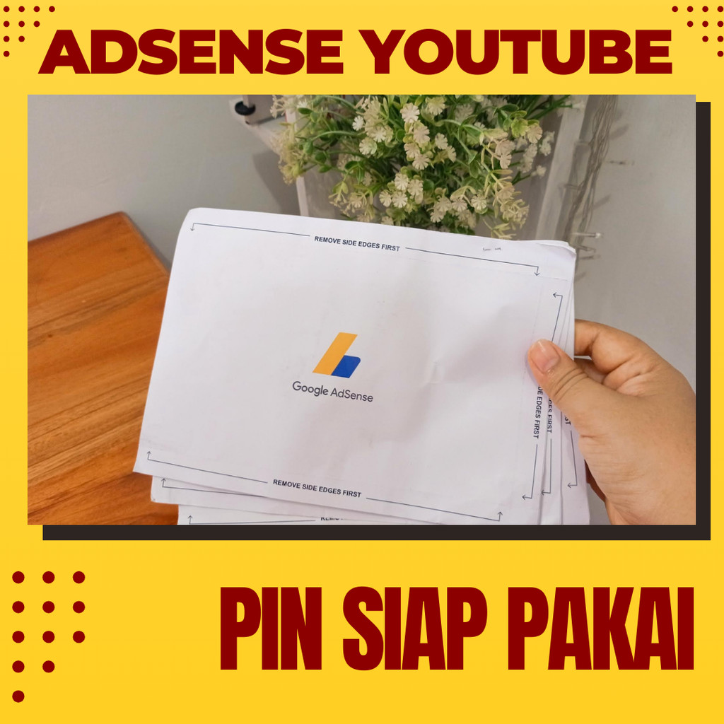 ADSENSE PIN YOUTUBE SIAP PAKAI BIAR CEPAT GAJIAN