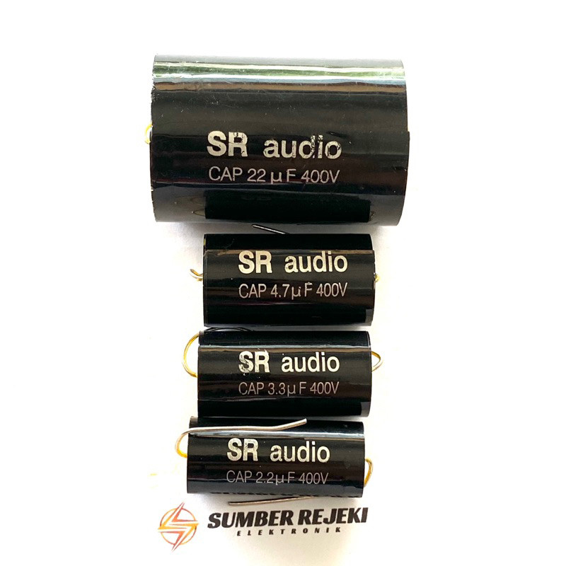 Capasitor SR Audio 2,2uf 3,3uf 4,7uf 22uf Original Product SR audio