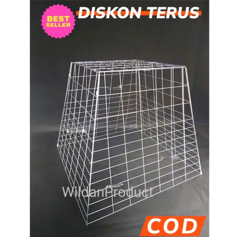 KANDANG AYAM PIRAMIDA GALVANIS SISTEM LIPAT