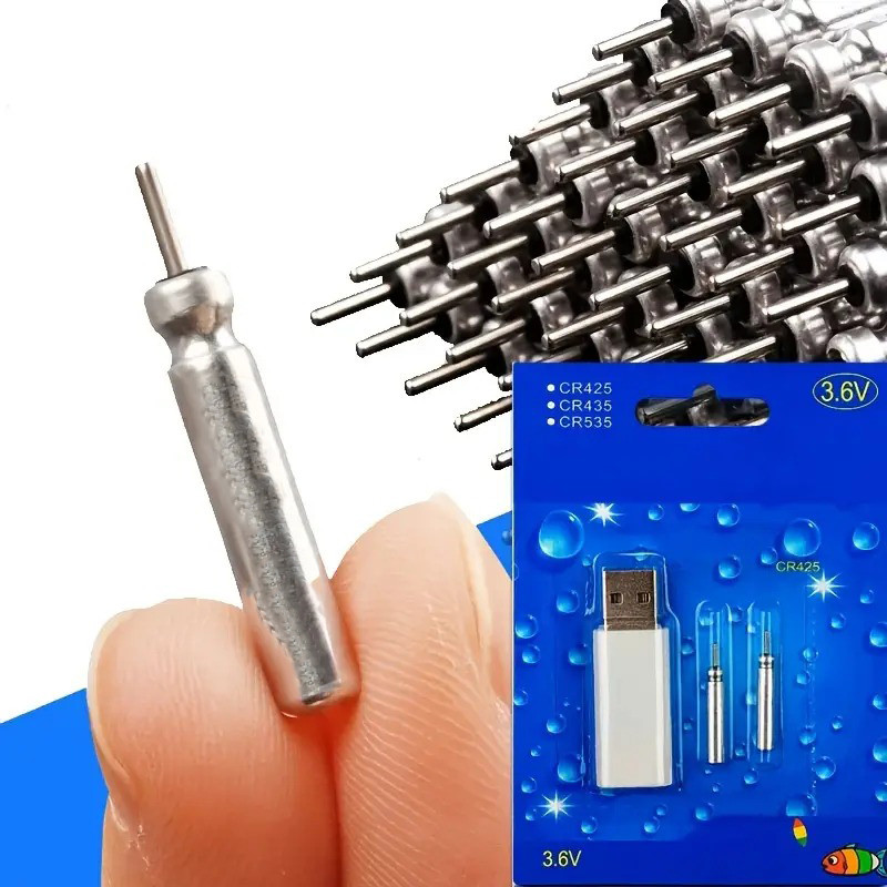 Baterai Pelampung Pancing LED Rechargeable CR425 USB Charger - Baterai Pelampung Pancing Isi Ulang -
