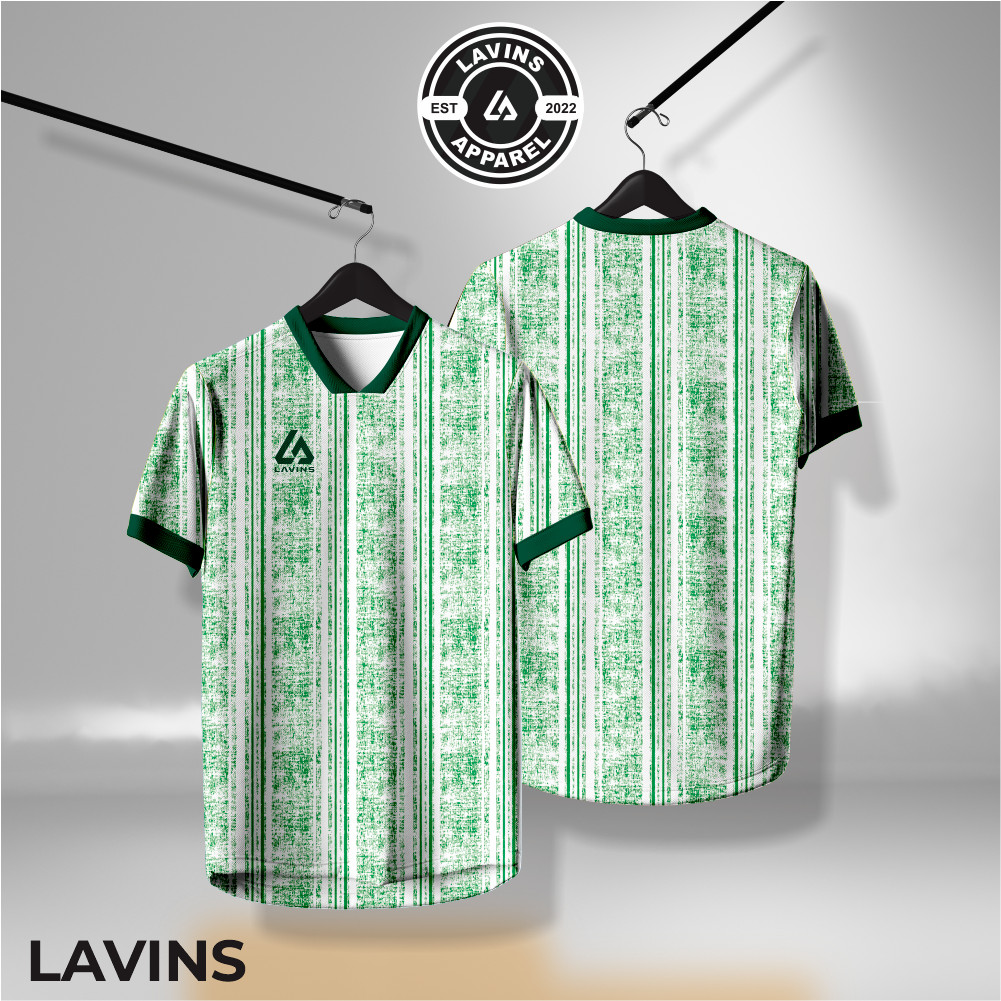 Baju olahraga jersey sepakbola futsal full printing Murah Hijau
